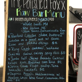 ChefScape - Leesburg - Menu for Polished Foxx - Kitchen Incubators Near Me - Leesburg, Virginia