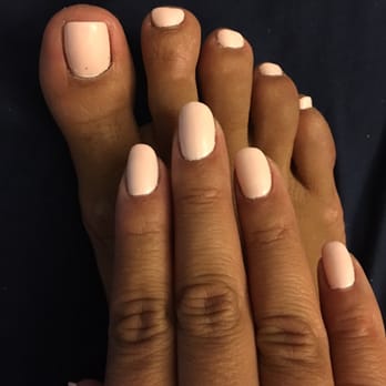 Secrets Spa and Nails - Essie "Fiji" Mani-Pedi !  Nail tech: Sabrina 3 - Nail Salons Near Me - Doral, Florida