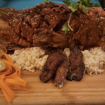 Heirloom - Fried Red Snapper, coconut rice and plaintains - Wine Bars Near Me - Virginia Beach, Virginia