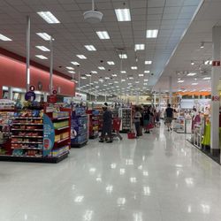 Target - At least 8 people in line for one of two open registers