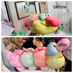 Doll and Teddy Bear Hospital - Before and after