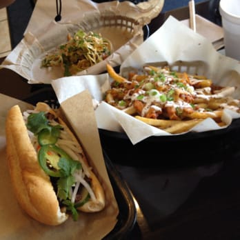Del Seoul - pork banh mi, taco, fries - Korean Near Me - Chicago, Illinois