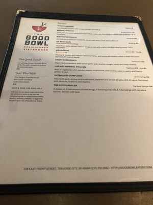 Menu photo 4 The Good Bowl Traverse City, MI Menu photo 4 The Good Bowl Traverse City, MI