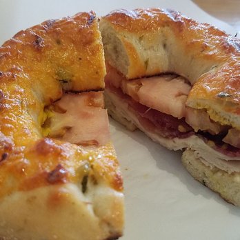 5th Ave Bagelry - Turkey Bacon on Jalapeno Cheese - Bagels Near Me - Long Beach, California 5th Ave Bagelry - Turkey Bacon on Jalapeno Cheese - Bagels Near Me - Long Beach, California