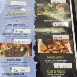 Tierra Mia Nicaraguan Latin Grill - 6/15/25 menu