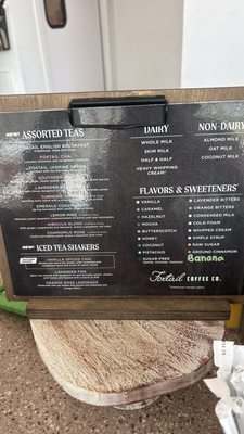 Menu photo 1 Foxtail Coffee Orlando, FL