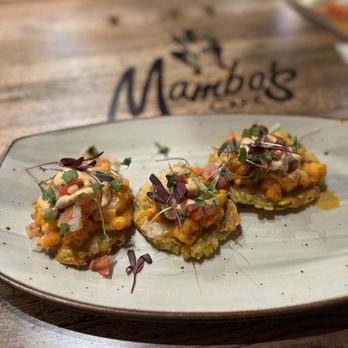 Mambo's Cafe - Buford - Tostones rellenos - Peruvian Near Me - Buford, Georgia