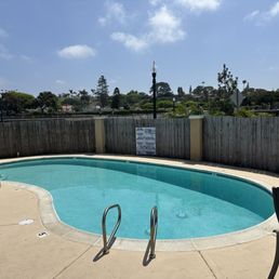 Small pool on property