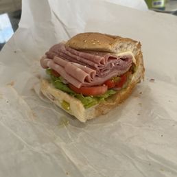Italian with hots. This his is only half of the sandwich.
