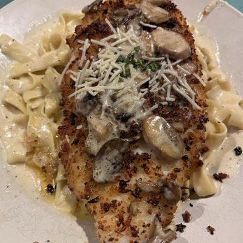 Spankie's - Grouper Dianne with creamy fettuccine and mushrooms - American Near Me - Cookeville, Tennessee