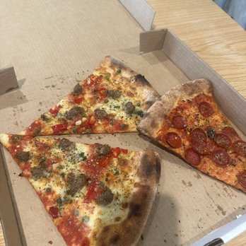 Mama's Boy - Two sausage and one pepperoni slice. - Pizza Near Me - Oakland, California
