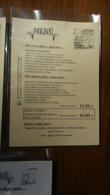 Menu photo 3 Mercado del Hamburgo's Zaragoza, Z