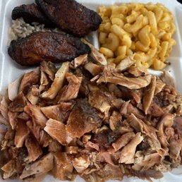 Jerk Smoked Chicken Plate Jerk Smoked Chicken Plate