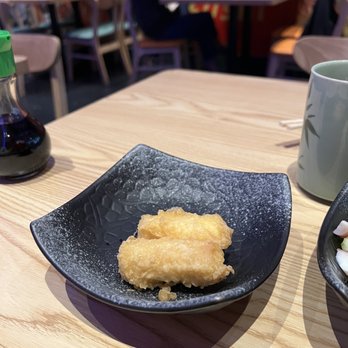 Miyabi Sushi & Ramen - On the house: cream cheese tempura - Sushi Bars Near Me - Houston, Texas Miyabi Sushi & Ramen - On the house: cream cheese tempura - Sushi Bars Near Me - Houston, Texas
