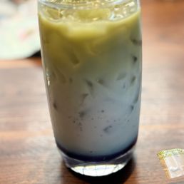 Lavender matcha latte Lavender matcha latte