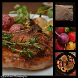 Cedar Valley Sustainable Farm - Pork chops from CVSF (c)JenMorranPhotography