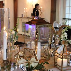Occasions By Emily - Guest tables - they also provided the terrariums and lanterns!