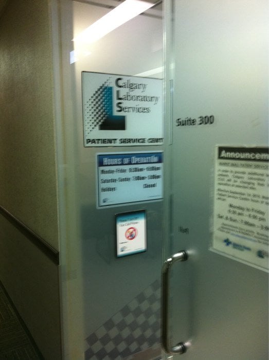 CALGARY LABORATORY SERVICES Updated September 2024 4935 40 Ave NW
