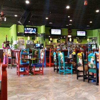 Mexican Tacos and Bar - Beautiful and colorful open space. Dj booth at the front window to the left. - Mexican Near Me - West Palm Beach, Florida
