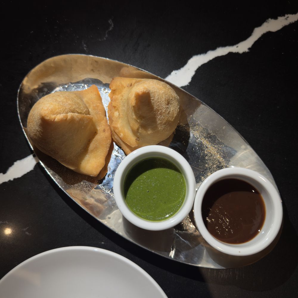 Naan - Veggie Samosas - Indian Near Me - Mount Pleasant, South Carolina