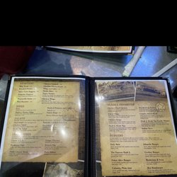 Slash J Saloon - Menu items