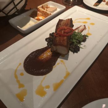 Different Pointe of View - Seared Berkshire Pork Belly - New American Near Me - Phoenix, Arizona Different Pointe of View - Seared Berkshire Pork Belly - New American Near Me - Phoenix, Arizona