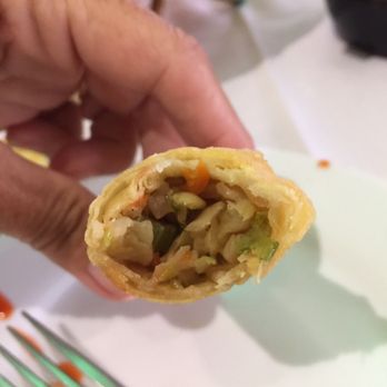 Bamboo Garden - Inside of the egg has meat and veggies cooked perfectly! - Chinese Near Me - Ensenada, BCN