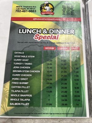 Menu photo 7 Bodeau's Caribbean Cuisine Las Vegas, NV Menu photo 7 Bodeau's Caribbean Cuisine Las Vegas, NV