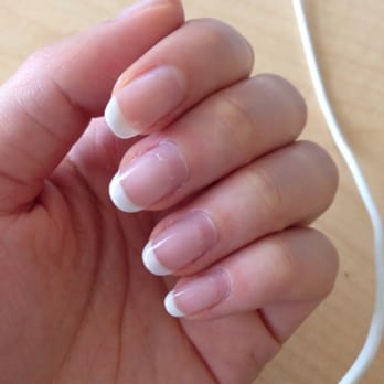 Marina Nails - French gel mani 3.5 weeks in and still strong. Amazing and only $26 - Nail Salons Near Me - San Francisco, California Marina Nails - French gel mani 3.5 weeks in and still strong. Amazing and only $26 - Nail Salons Near Me - San Francisco, California