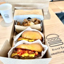 Smokehouse burger | shack burger | chicken bites