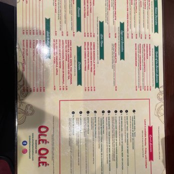 Ole Ole - Menu - Tex-Mex Near Me - Plantation, Florida Ole Ole - Menu - Tex-Mex Near Me - Plantation, Florida