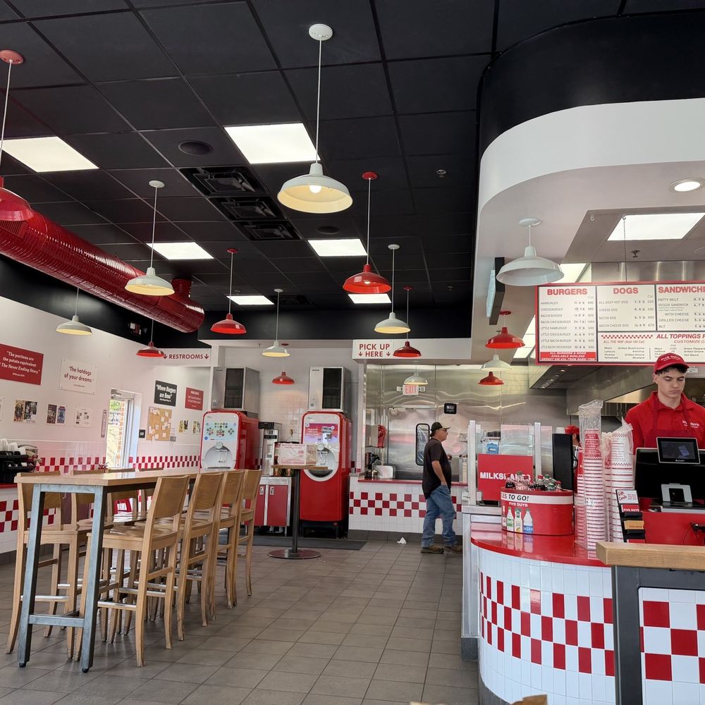 Five Guys - Interior - Burgers Near Me - Canton, Georgia Five Guys - Interior - Burgers Near Me - Canton, Georgia