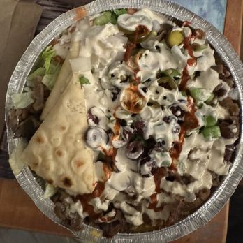 The Halal Guys - Beef Gyro Platter - Halal Near Me - Fremont, California
