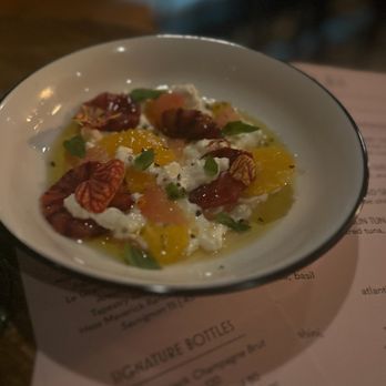 Chez L'Amour - Citrus Caprese - Tapas/Small Plates Near Me - St. Augustine, Florida