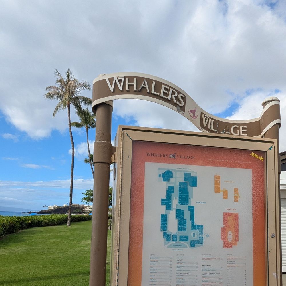 Whalers Village Directory & Map
