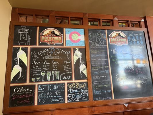 Menu photo 1 Rockyard Brewing Company Castle Rock, CO Menu photo 1 Rockyard Brewing Company Castle Rock, CO