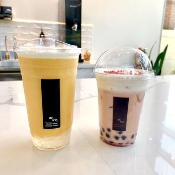 Dr.ink - mango fruithie + pink hour - Coffee & Tea Near Me - San Jose, California