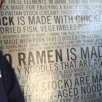 Ani Ramen House - Wall art to greet us. - Ramen Near Me - Montclair, New Jersey