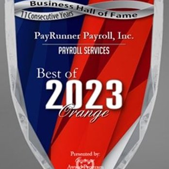 Payrunner Payroll - 11 Consecutive Years - Payroll Services Near Me - Orange, California