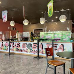 Lotus Boba Tea - Inside