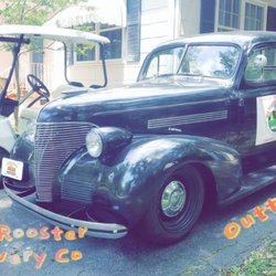 Red Rooster Delivery - 39' Chevrolet and my golf cart for close Landrum deliveries.