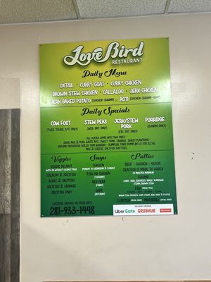 Menu photo 1 Love Bird Restaurant Sugar Land, TX Menu photo 1 Love Bird Restaurant Sugar Land, TX