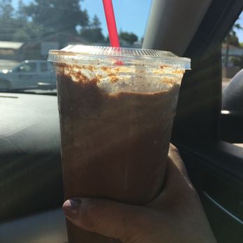 Coffee Republic - Blended chocolate mocha with chocolate chip cookie - Cafes Near Me - Folsom, California