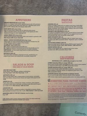 Menu photo 2 Pizza Factory Phelan, CA Menu photo 2 Pizza Factory Phelan, CA