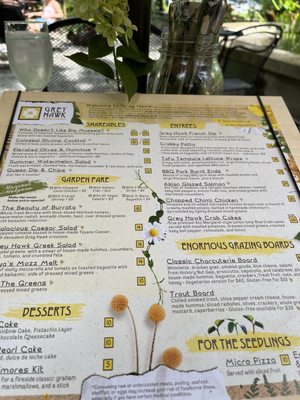 Menu photo 3 Grey Hawk Bar & Gardens Lake Lure, NC Menu photo 3 Grey Hawk Bar & Gardens Lake Lure, NC