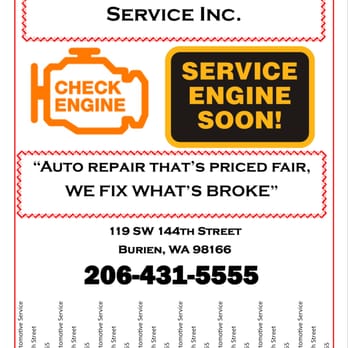 Automotive Service - Auto Repair Near Me - Burien, Washington Automotive Service - Auto Repair Near Me - Burien, Washington
