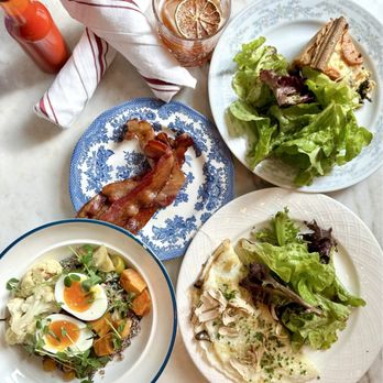 Harry's Fine Foods - Around the clock starting at the Passion Killer drink, breakfast quiche, mushroom omelette, grain bowl and side of bacon! - New American Near Me - Seattle, Washington