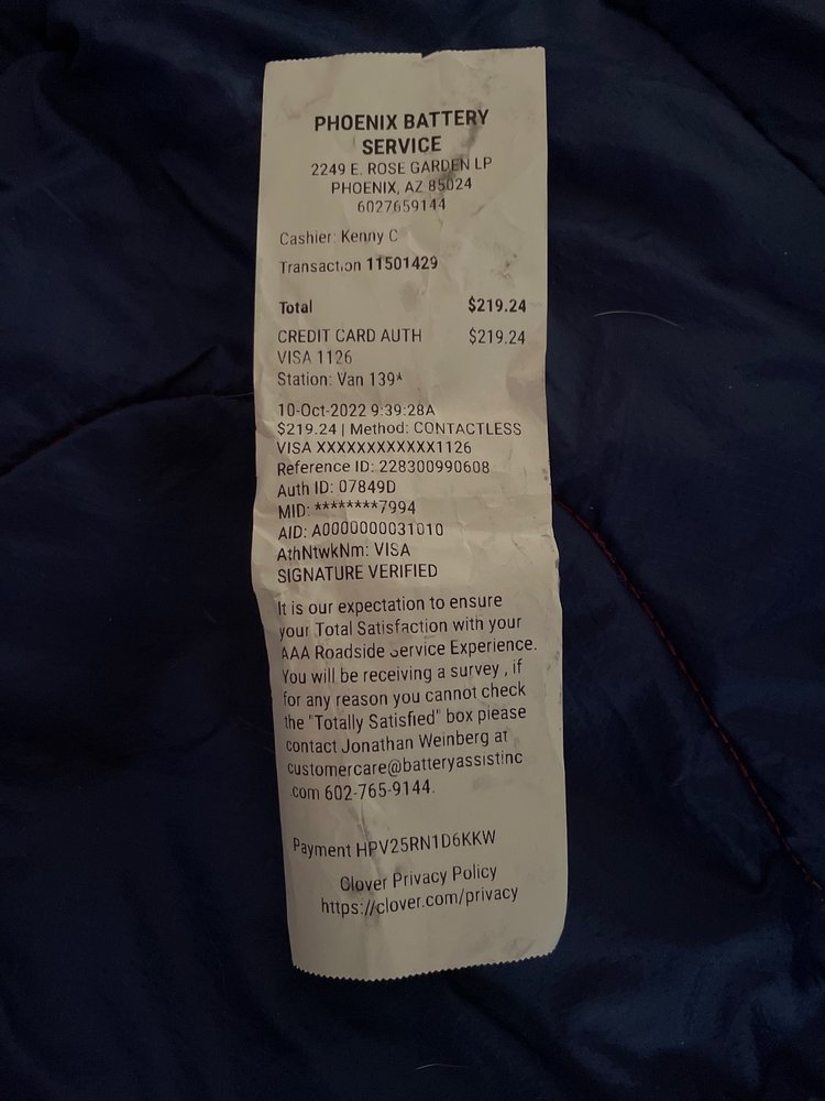 PHOENIX BATTERY SERVICE Updated October 2024 59 Reviews 2249 E