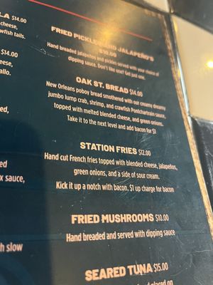Menu photo 6 The Fillin Station Biloxi, MS