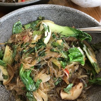 Cafe Hanoi - Clear noodles with mushrooms and veggies. - Vietnamese Near Me - Auckland, AUK Cafe Hanoi - Clear noodles with mushrooms and veggies. - Vietnamese Near Me - Auckland, AUK